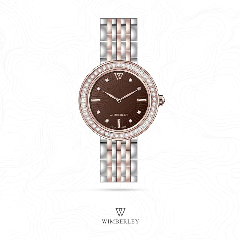 ساعت زنانه ویمبرلی - Wimberley - مدل WB-CS219L-R